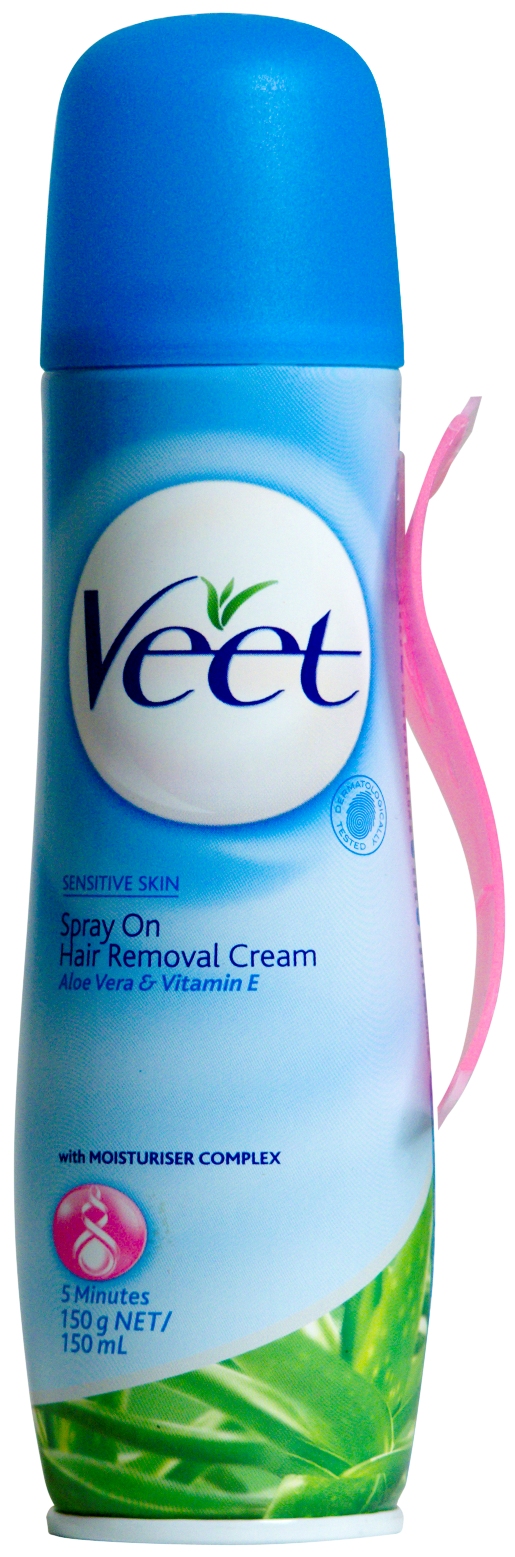 Veet Easy Spray On Hair Removal Cream Sensitive
